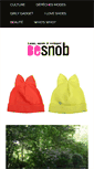 Mobile Screenshot of besnob.fr